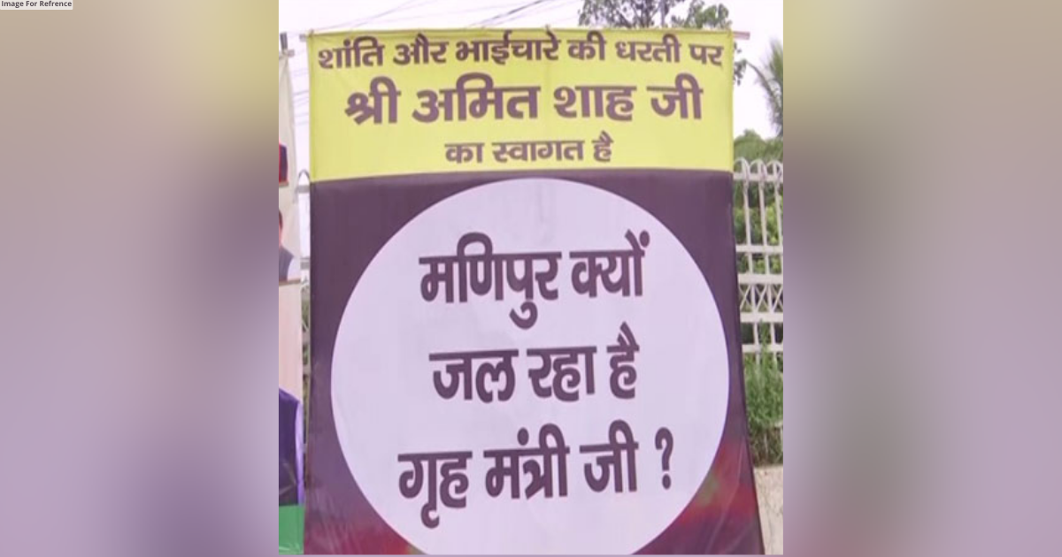Posters on Manipur, wrestlers protest put up in Patna as Amit Shah visits Bihar